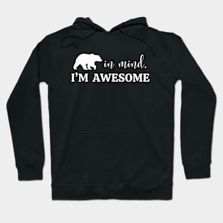 Bear in Mind, I'm Awesome Hoodie